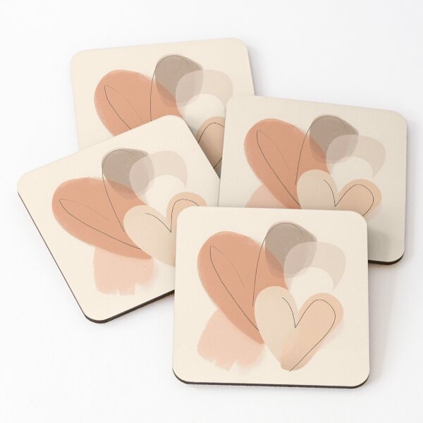 Item preview, Ethereal Embrace: Modern Minimalist Heart Sketch Abstract designed and sold by Cozyartsss.