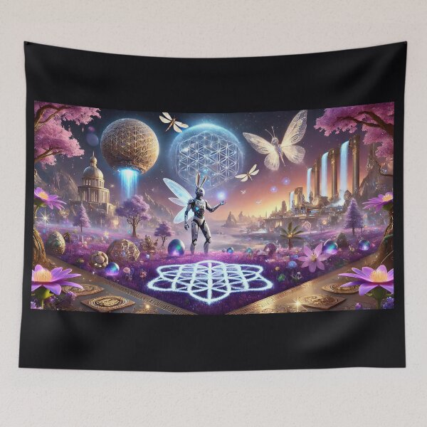 Item preview, The Violet Dawn of the Celestial Cities 16L7P227TH2 designed and sold by OsirizyahDesign.