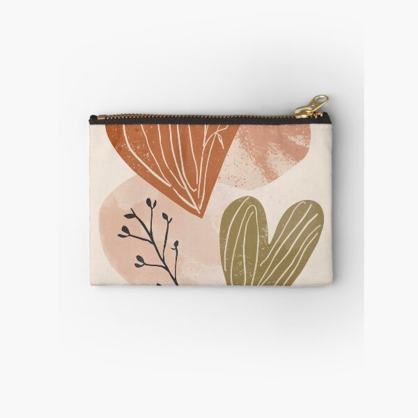 Item preview, Earthy Affinity: Rustic Botanical Heart Abstract Art designed and sold by Cozyartsss.