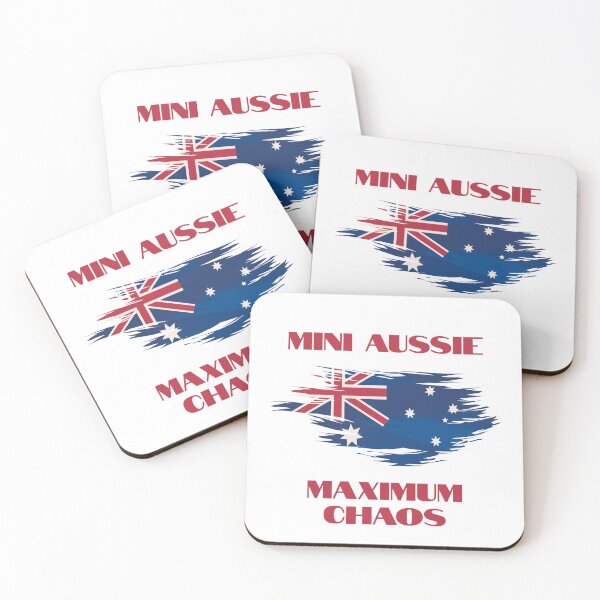 Item preview, Mini Aussie, Maximum Chaos – Funny Aussie Kids Shirt designed and sold by Hintotees.