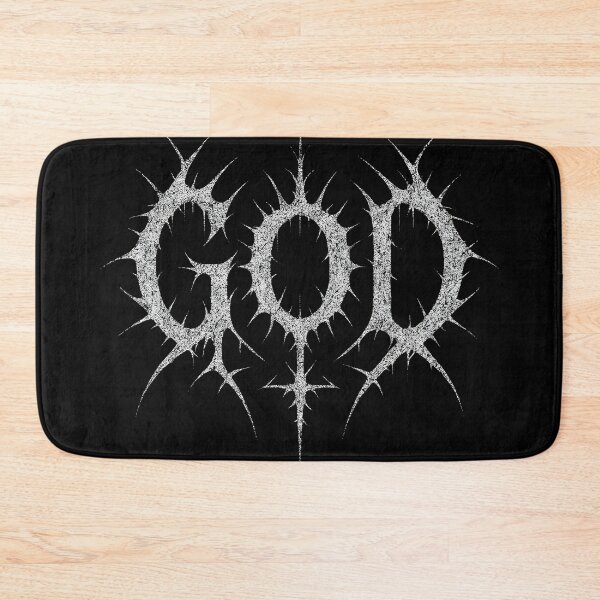 Item preview, God Black Metal Logo – Thorny Typography Symbol designed and sold by Mortisigil.