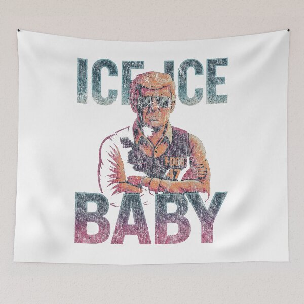 Item preview, Ice ice Baby Trump Funny Retro 90s Parody designed and sold by Noput1951.