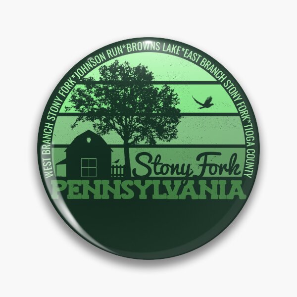 Item preview, Stony Fork Pennsylvania Sunset Retro Vintage Local Pride Logo designed and sold by CRHPOD20.