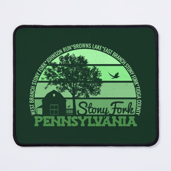 Item preview, Stony Fork Pennsylvania Sunset Retro Vintage Local Pride Logo designed and sold by CRHPOD20.