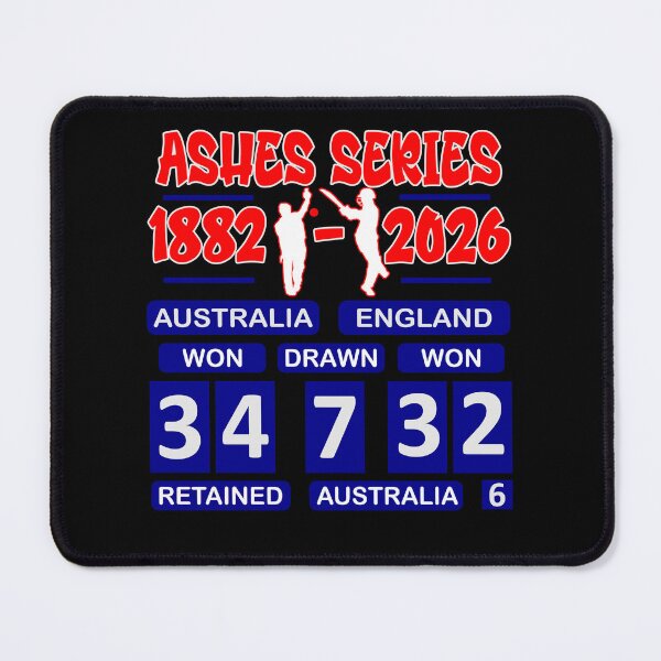 Item preview, Australia vs England Cricket Rivalry Scoreboard Art designed and sold by MimsTees.