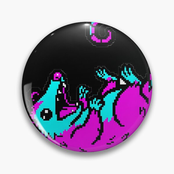 Item preview, Funny Screaming Opossum Retro Pixel Art - Internal Screaming designed and sold by ClubChaos.