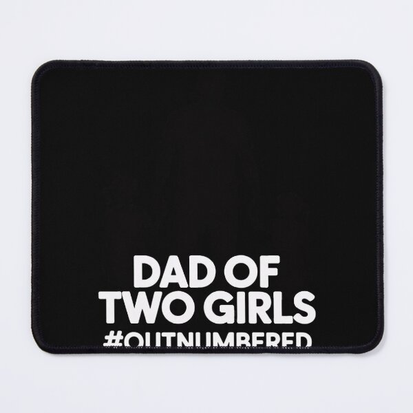 Item preview, Mens Dad of two Girls Outnumbered Retro 2 Daughters Father's Day designed and sold by LindseyKris.