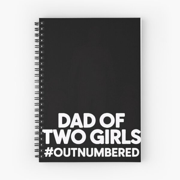 Item preview, Mens Dad of two Girls Outnumbered Retro 2 Daughters Father's Day designed and sold by LindseyKris.