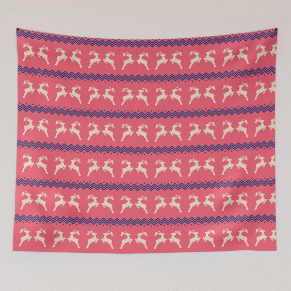 Item preview, Classic Bells Reindeer Happy Holiday Xmas Pattern    - Retirement Gifts For Women designed and sold by RoyalStarsPatts.
