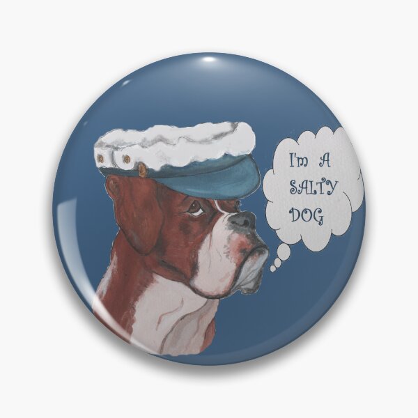 Item preview, Boxer Dog : SALTY DOG designed and sold by Annie18c.