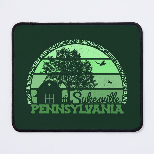 Item preview, Sykesville Pennsylvania Sunset Retro Vintage Local Pride Logo designed and sold by CRHPOD20.