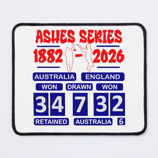 Item preview, Australia vs England Cricket Rivalry Scoreboard Art designed and sold by MimsTees.