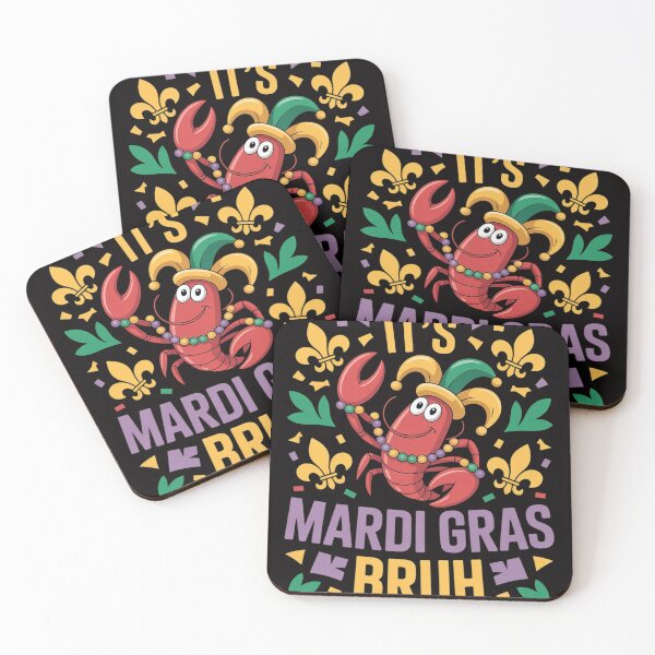 Item preview, Its Mardi Gras Bruh Crayfish Dab Jester Beads Boys Teen Kids designed and sold by HudsonErik.