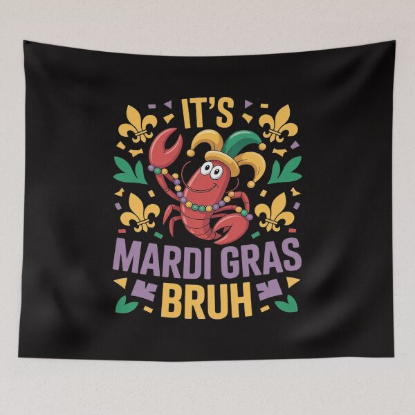Item preview, Its Mardi Gras Bruh Crayfish Dab Jester Beads Boys Teen Kids designed and sold by HudsonErik.