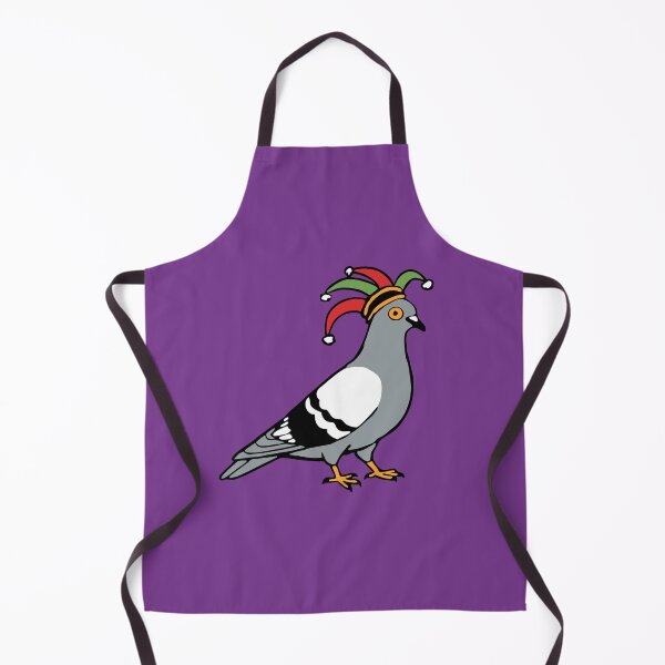 Item preview, Mardi Gras Pigeon Jester Hat – Carnival Bird Illustration designed and sold by donwillisjrart.