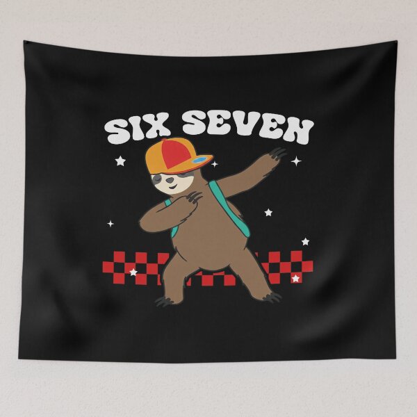 Item preview, Funny Dabbing Sloth 67th Six Seven Birthday Shirt designed and sold by LashondaGreen89.