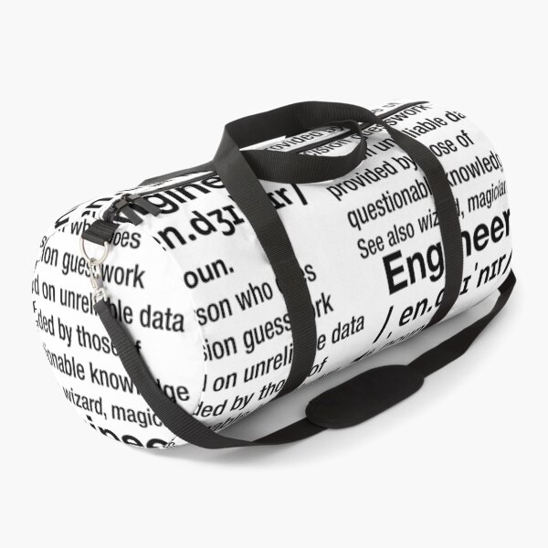 Item preview, Funny Nerdy Engineer Dictionary Definition Black Text designed and sold by MathWare MathClips.