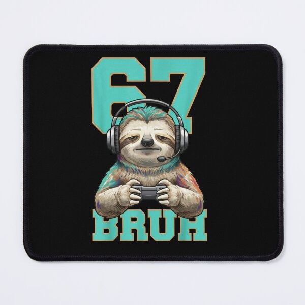 Item preview, 67 Six Seven BRUH – Funny Gamer Sloth Birthday Shirt designed and sold by LashondaGreen89.