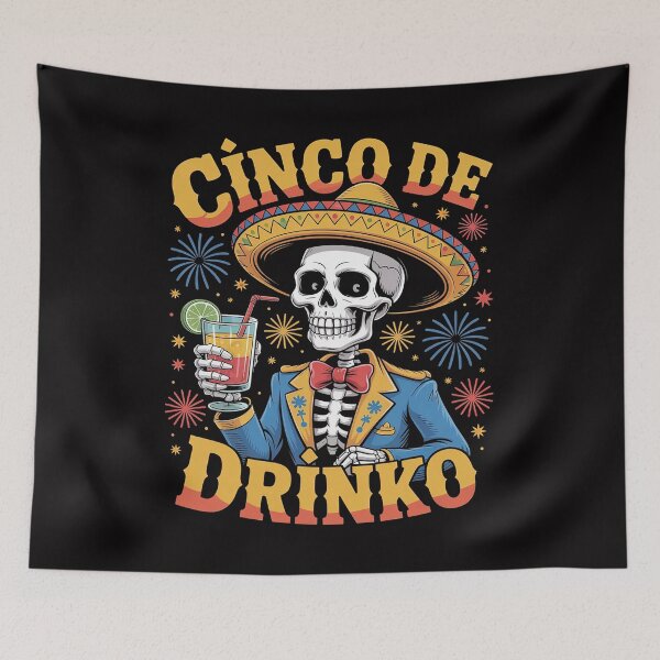 Item preview, Mexican Cinco de Drinko Cinco De Mayo Fiesta designed and sold by HermanTricia.