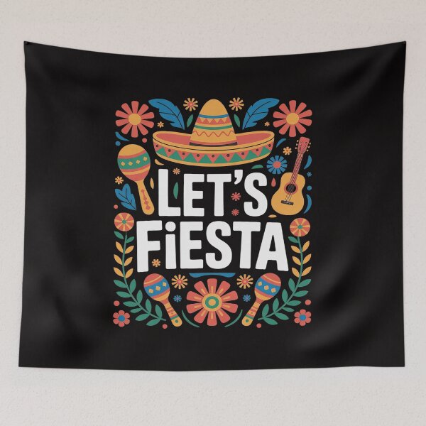 Item preview, Cinco De Mayo Let's Fiesta Sombrero Hat Men Women designed and sold by DarioRosales.