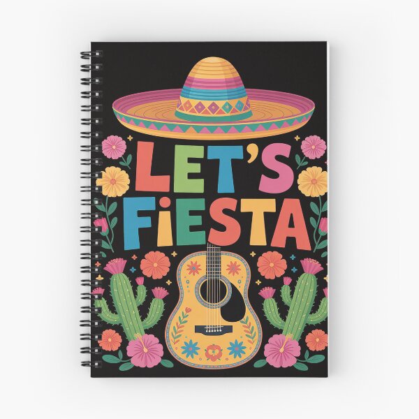 Item preview, Cinco de Mayo Let’s Fiesta Mexican Sombrero Guitar designed and sold by DarioRosales.