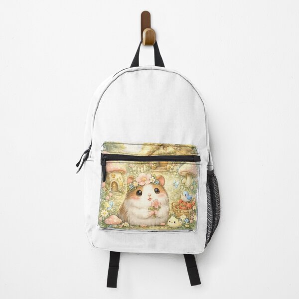 Item preview, Whimsical Guinea Pig Cottage – Cute Kawaii Fantasy Illustration designed and sold by Paws-nd-Prints.