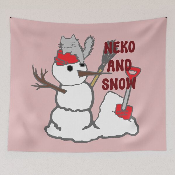 Item preview, Bossa Neko Plays in the Snow – Gentle Winter Fun | Neko no Hige Collection designed and sold by nanaronnicoron.