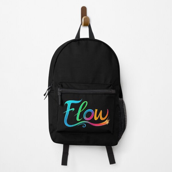 Item preview, Flow – Colorful Neon Typography Art | Creative Energy Design, Mindfulness Gift, Inspirational Wall Art & Apparel designed and sold by Williams Anderson.