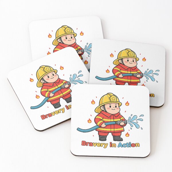 Item preview, Bravery in Action – Firefighter Hero Tee designed and sold by Muzgle.