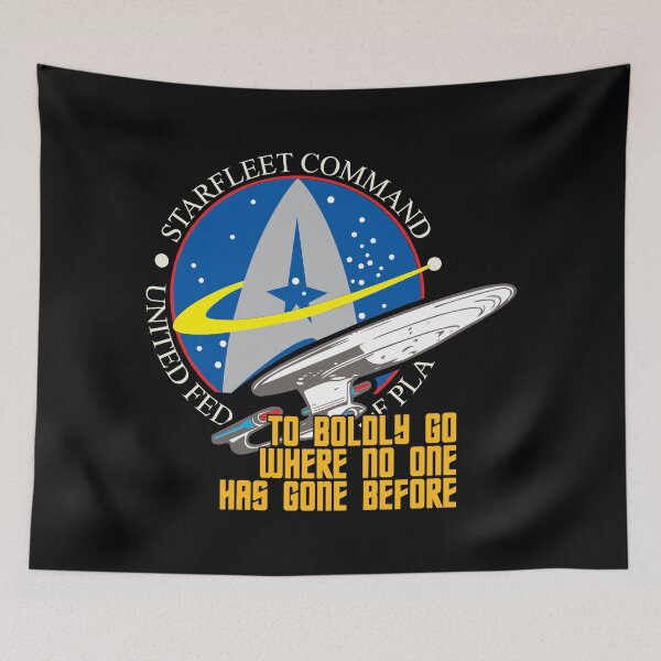 Item preview, To Boldly Go – Classic Sci-Fi Tribute Design designed and sold by Retro-Realm.
