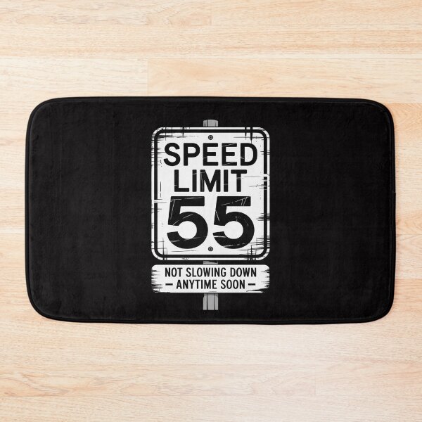 Item preview, 55th Birthday Speed Limit Sign 55 Year Old designed and sold by HermanTricia.