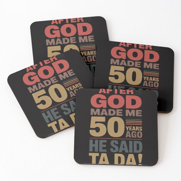 Item preview, 50th Birthday I God Said Ta Da! I 50 Year Old designed and sold by HermanTricia.