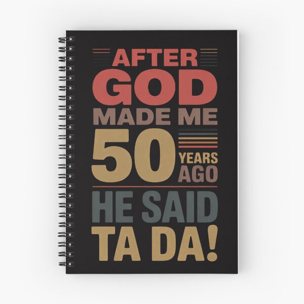 Item preview, 50th Birthday I God Said Ta Da! I 50 Year Old designed and sold by HermanTricia.