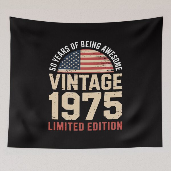 Item preview, 50th Birthday Gift men born 1975 turning 50 Year Old designed and sold by HermanTricia.