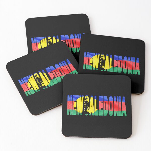 Item preview, NEW CALEDONIA - Flag Flying in Wind cut to Letters Souvenir Sticker Shirt designed and sold by Adam Gormley.