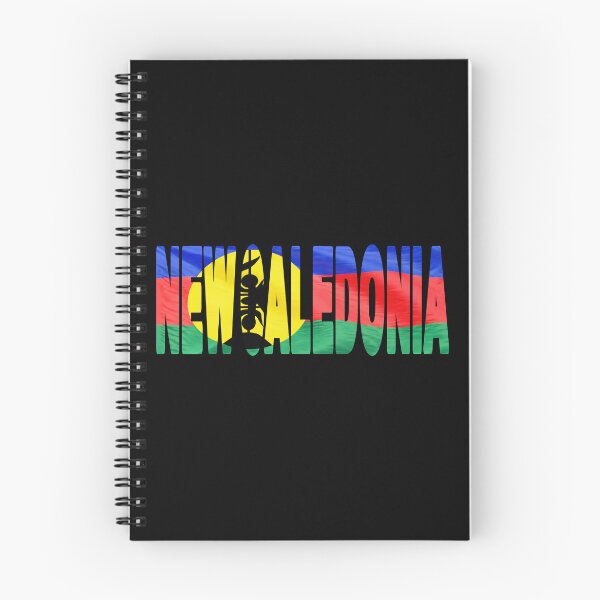 Item preview, NEW CALEDONIA - Flag Flying in Wind cut to Letters Souvenir Sticker Shirt designed and sold by Adam Gormley.