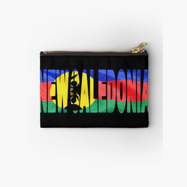 Item preview, NEW CALEDONIA - Flag Flying in Wind cut to Letters Souvenir Sticker Shirt designed and sold by Adam Gormley.