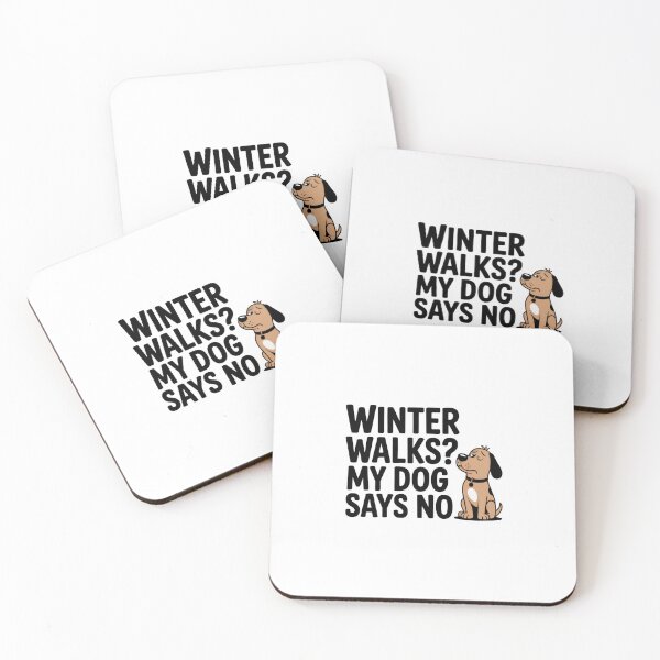 Item preview, Winter Walks? My Dog Says No – Funny Lazy Dog Shirt for Dog Owners Who Hate Cold Weather designed and sold by Vintage Shapes.