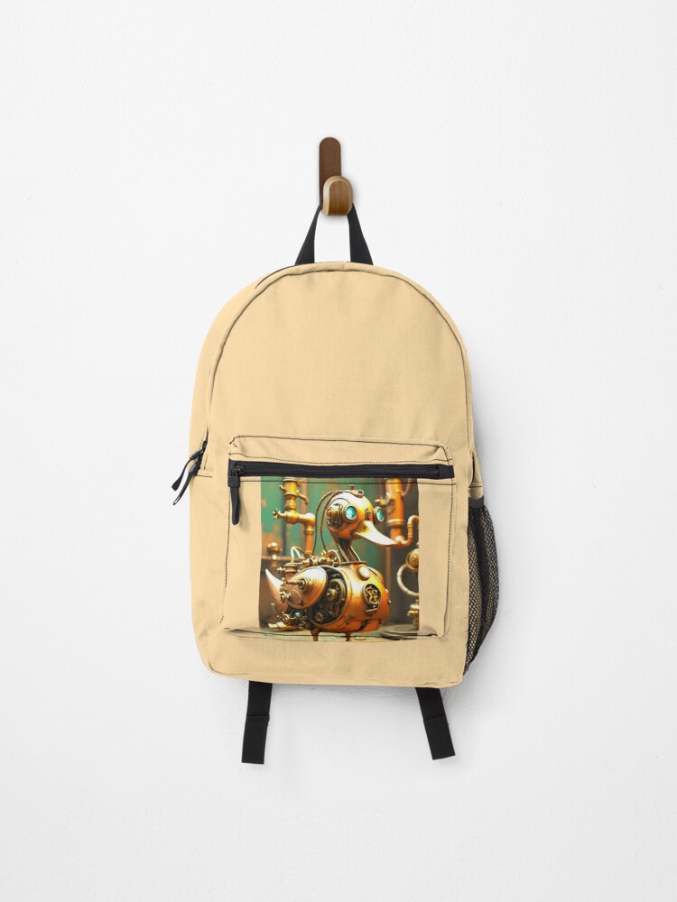 Thumbnail 1 of 3, Backpack, Robot Duck designed and sold by CreativeVisuale.
