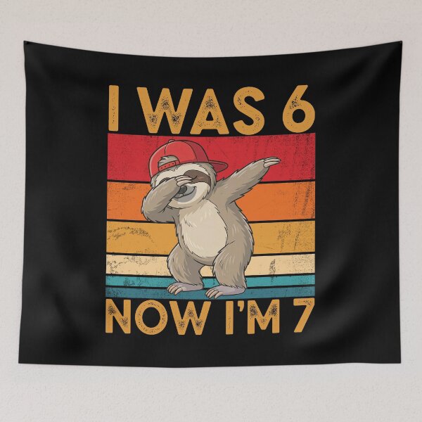 Item preview, Funny Dabbing Sloth 6 7 Six Seven Birthday Shirt designed and sold by LashondaGreen89.