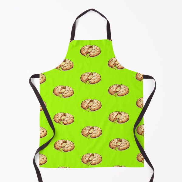 Item preview, Cozy Cinnamon Cookie Illustration on Lime Green Background | Cute Dessert Art designed and sold by MeghannsMinimalMeals.