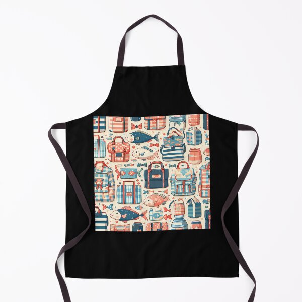 Item preview, Preppy Nautical Fish Pattern designed and sold by zmsewvmxc70.