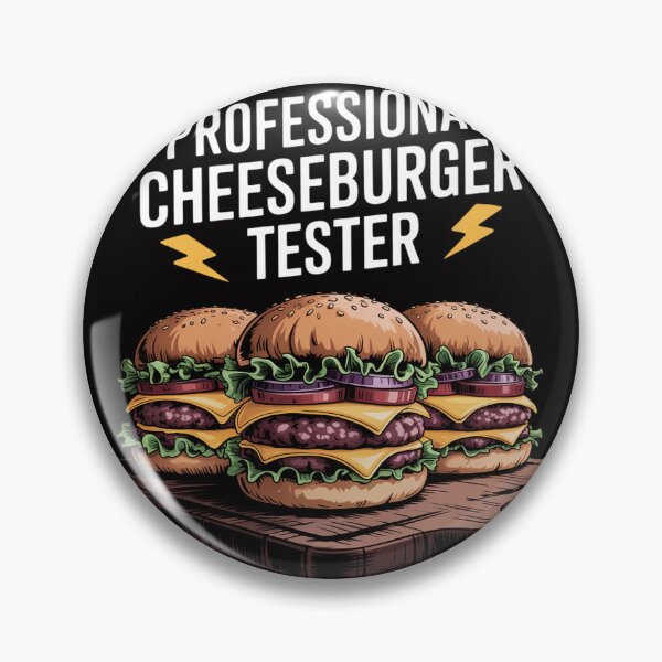 Artikelvorschau, Professioneller Cheeseburger-Tester, Burger-Liebhaber, Burger-Junkie entworfen und verkauft von gerardostokes.