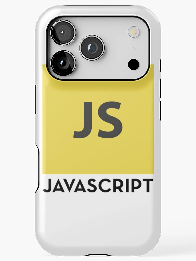 Thumbnail 1 of 4, iPhone Case, Nerdy Javascript Logo Computer Programmer designed and sold by MathWare MathClips.