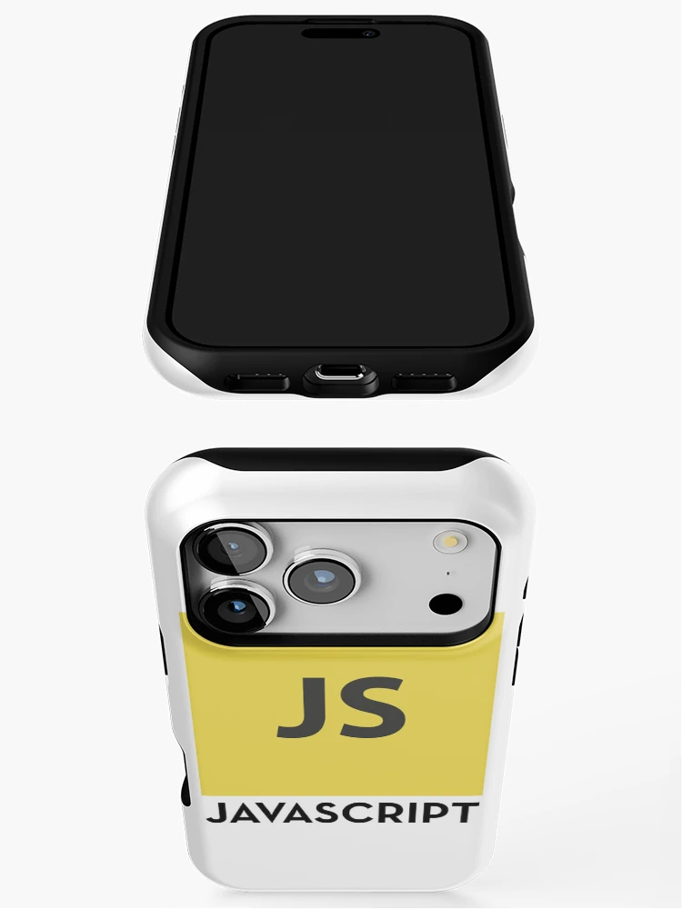 Thumbnail 3 of 4, iPhone Case, Nerdy Javascript Logo Computer Programmer designed and sold by MathWare MathClips.