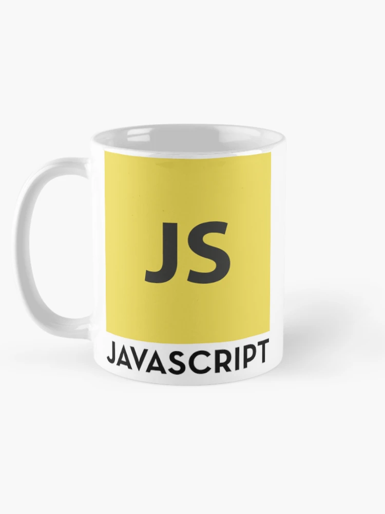 Thumbnail 5 of 6, Coffee Mug, Nerdy Javascript Logo Computer Programmer designed and sold by MathWare MathClips.