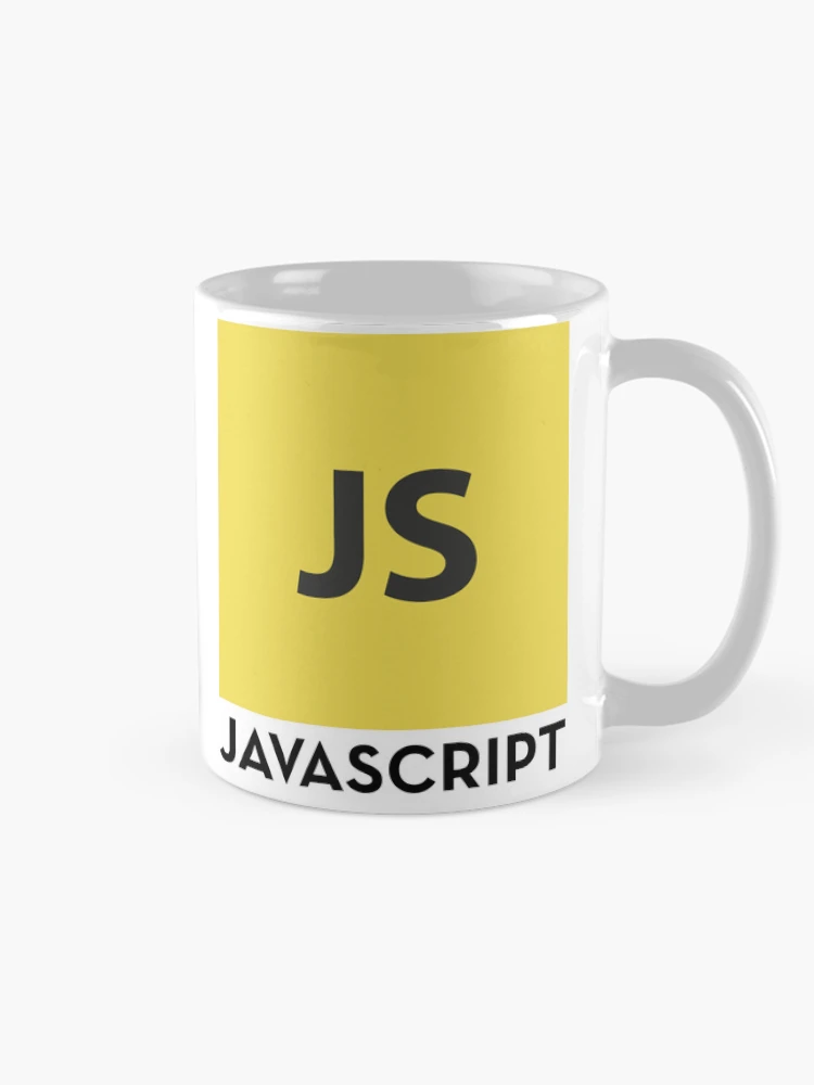 Thumbnail 3 of 6, Coffee Mug, Nerdy Javascript Logo Computer Programmer designed and sold by MathWare MathClips.
