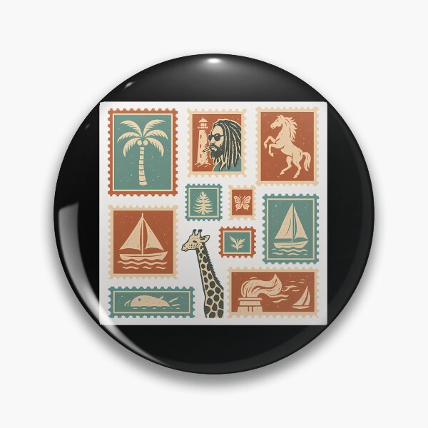 Item preview, Vintage Postage Stamp Collage Travel Ephemera designed and sold by zmsewvmxc70.