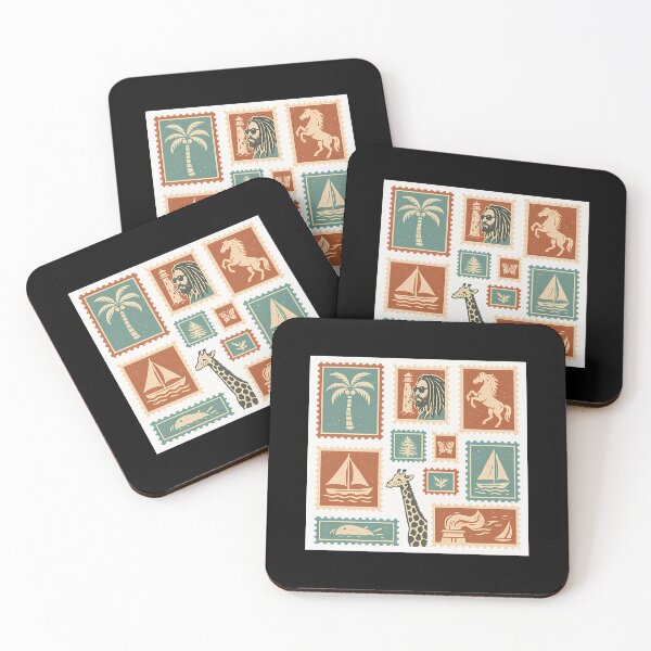 Item preview, Vintage Postage Stamp Collage Travel Ephemera designed and sold by zmsewvmxc70.