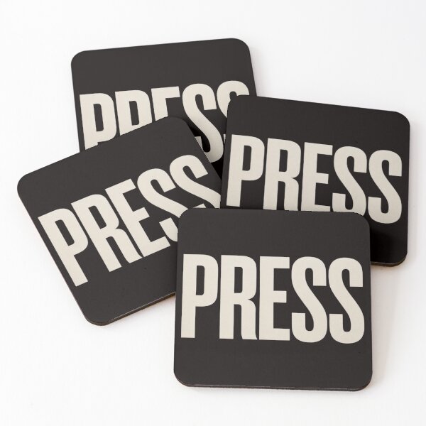 Item preview, PRESS Gift for News Journalist Reporter Camera Crews designed and sold by cherylbartlett.